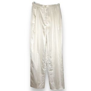 Ungaro Champagne Sparkle High Waisted 80s Vintage Pants Italian Vintage Size 10